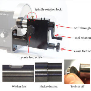 Neck, Flat and Cut Off End Mill Workstation Fixture