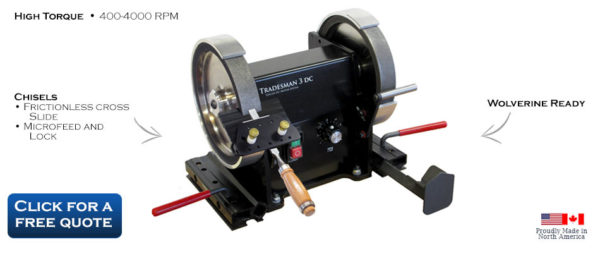 Tradesman 8" DC Variable Speed Bench Grinder - Wheels Not Included - Image 4