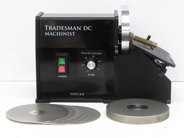 Tradesman Machinist - Compound Table (ACCU-Finish style) Carbide Insert and Tool Bit Grinder - Package with two disks