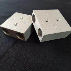 Lathe tool measuring block for woodturning tools