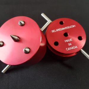 Bellgereen Wood - Spike Drive for wood lathe. Showing both sizes