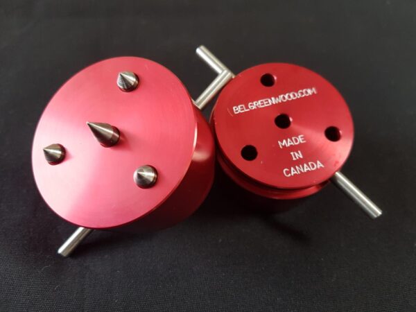Bellgereen Wood - Spike Drive for wood lathe. Showing both sizes